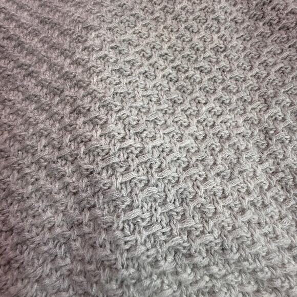 Banana Republic Alpaca Merino Wool Blend Funnel Neck Sweater Gray Small - Picture 9 of 12